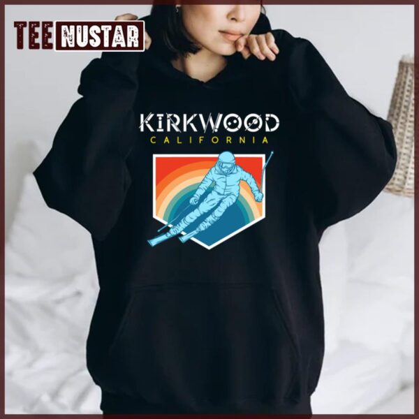 Kirkwood Californiausa Ski Resort 1980s Retro Unisex T-Shirt